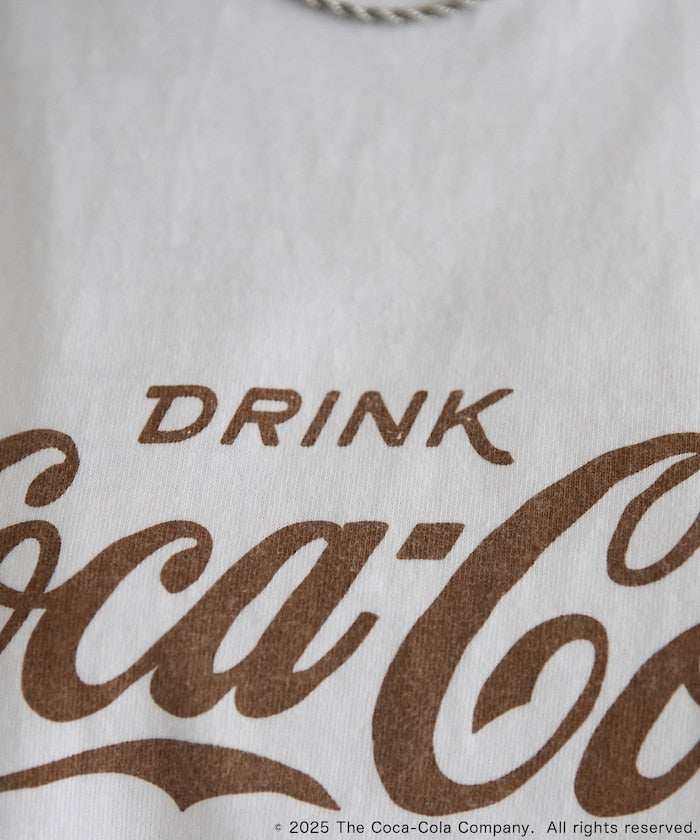 FREAK'S STORE Coca-Cola Logo T-shirt 印花短袖T恤