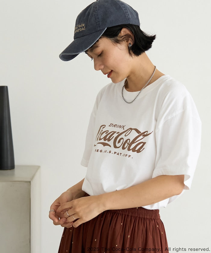 FREAK'S STORE Coca-Cola Logo T-shirt 印花短袖T恤