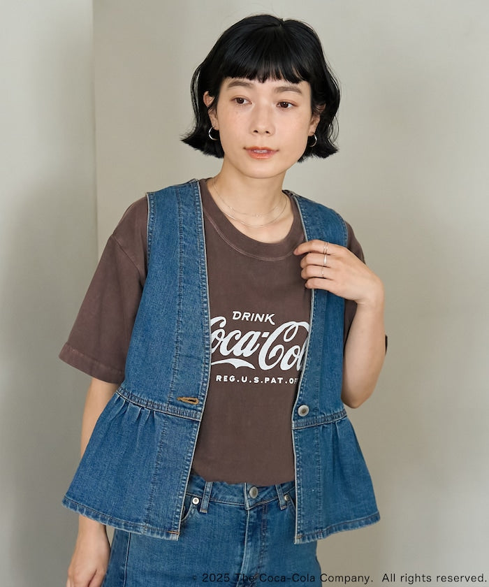 FREAK'S STORE Coca-Cola Logo T-shirt 印花短袖T恤