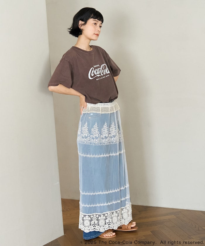 FREAK'S STORE Coca-Cola Logo T-shirt 印花短袖T恤