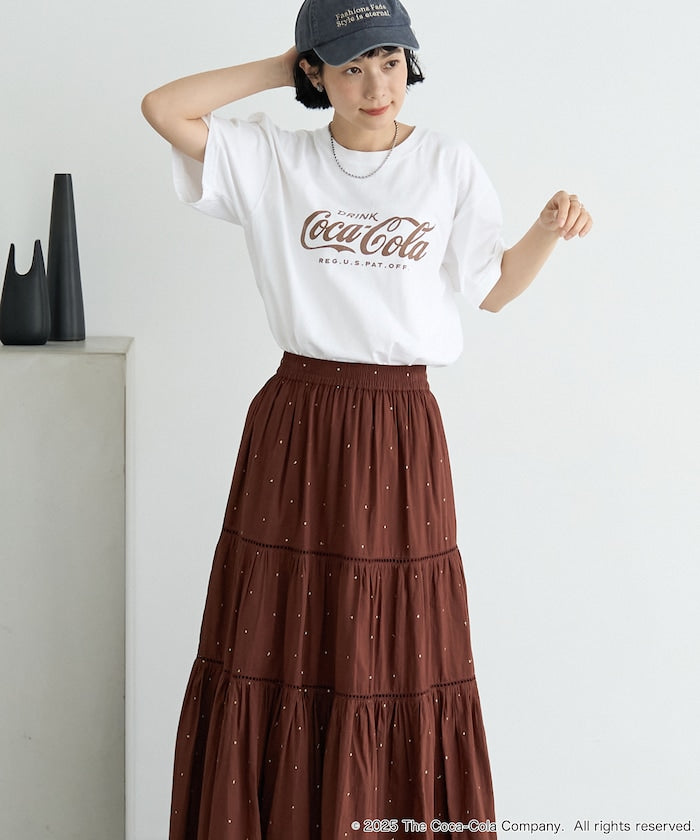 FREAK'S STORE Coca-Cola Logo T-shirt 印花短袖T恤