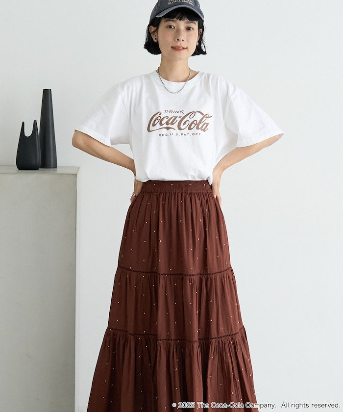 FREAK'S STORE Coca-Cola Logo T-shirt 印花短袖T恤