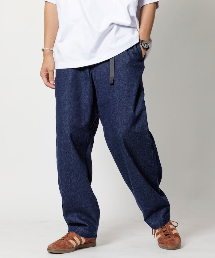 FREAK'S STORE Weaving Belt Denim pants 織帶鬆緊牛仔褲