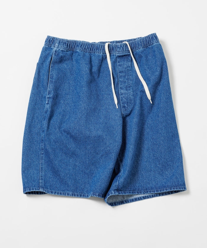 FREAK'S STORE Relaxed fit denim easy Pants 寬版休閑牛仔短褲