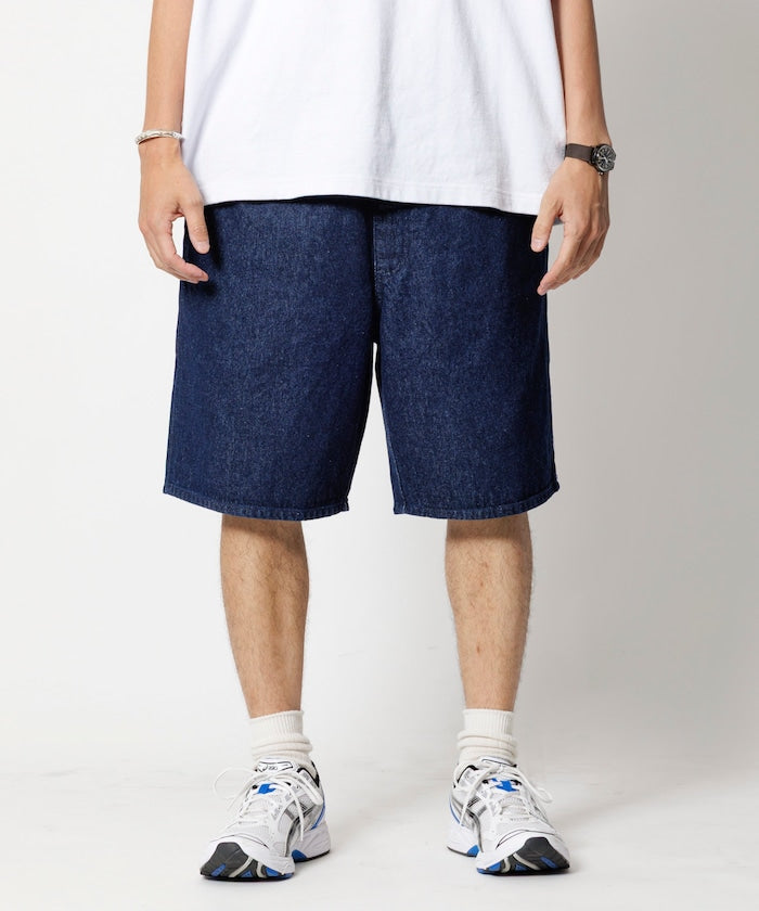 FREAK'S STORE Relaxed fit denim easy Pants 寬版休閑牛仔短褲
