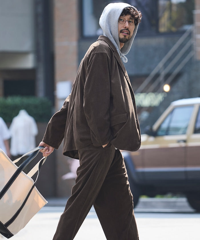 FREAK'S STORE Relax Fit Corduroy Setup 寬版燈芯絨套裝(西裝外套+長褲)