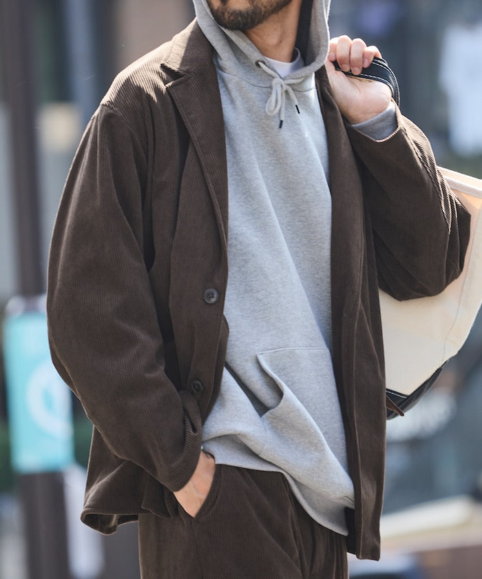 FREAK'S STORE Relax Fit Corduroy Setup 寬版燈芯絨套裝(西裝外套+長褲)