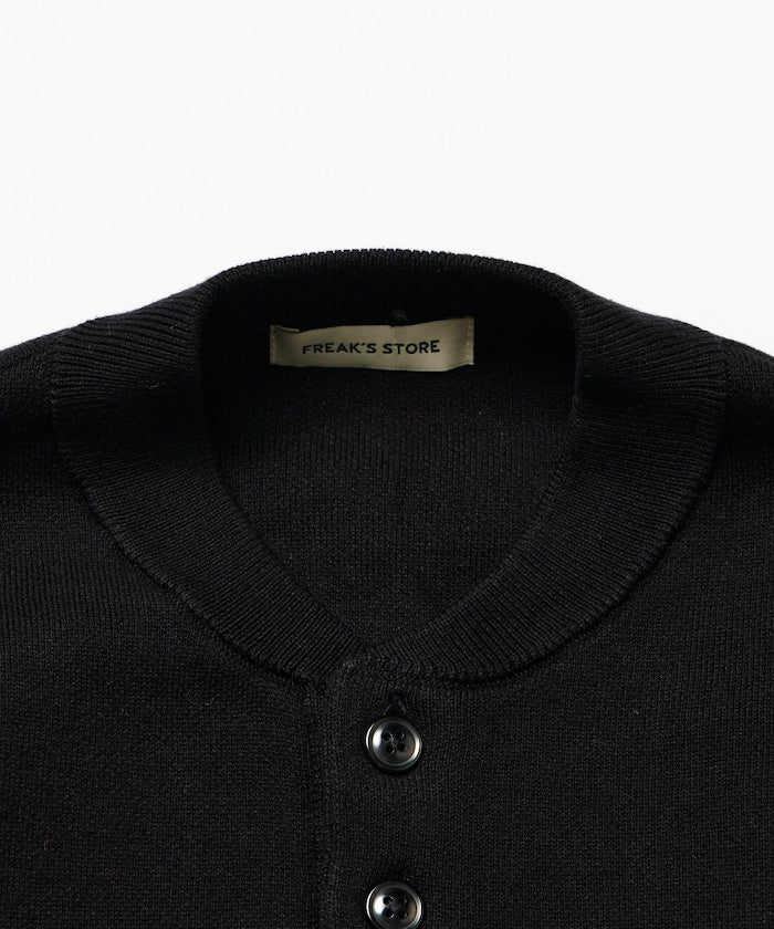 FREAK'S STORE Relax Fit Easy-Care Washable Henley Knit 亨利領長袖針織衫【預約商品 | 2025/12上旬出貨】
