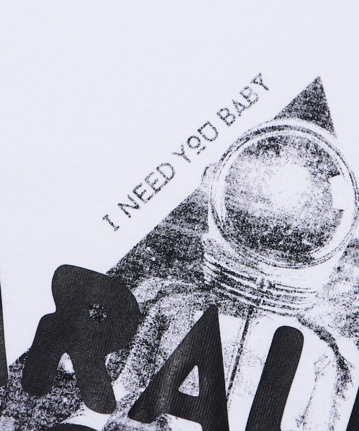 I Need You Baby アイニーヂューベイべー PARALLEL WORLD ODYSSEY Triangle Logo TEE 印花短袖T恤