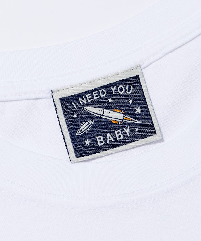 I Need You Baby アイニーヂューベイべー PARALLEL WORLD ODYSSEY Triangle Logo TEE 印花短袖T恤