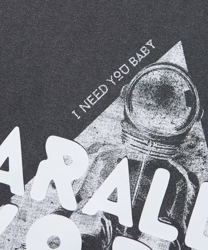 I Need You Baby アイニーヂューベイべー PARALLEL WORLD ODYSSEY Triangle Logo TEE 印花短袖T恤