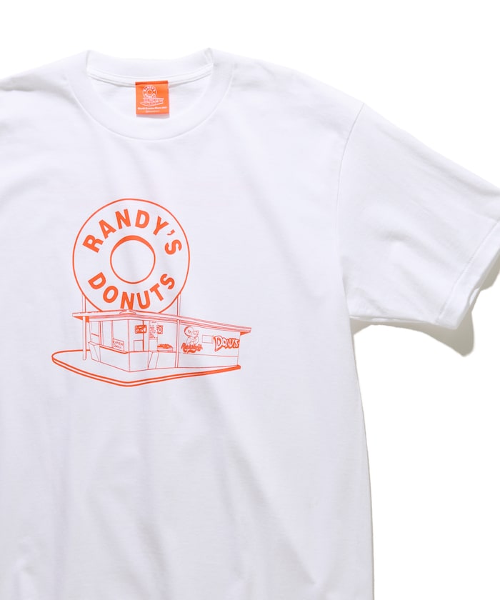 FREAK'S STORE x Randy’s Donut INGLEWOOD SHOP ILLUST TEE 印花短袖T恤