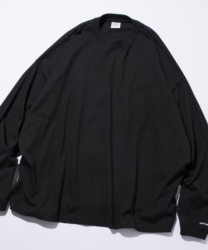 FREAK'S STORE X CHOW DOWN Wide silhouette crew neck long sleeve T-shirt 寬版刺繡長袖上衣