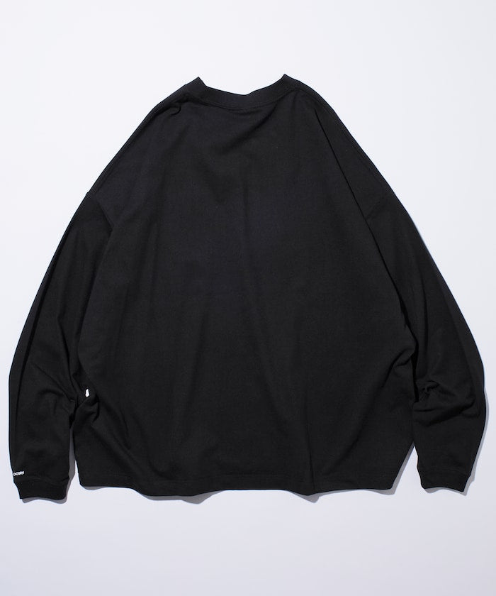 FREAK'S STORE X CHOW DOWN Wide silhouette crew neck long sleeve T-shirt 寬版刺繡長袖上衣