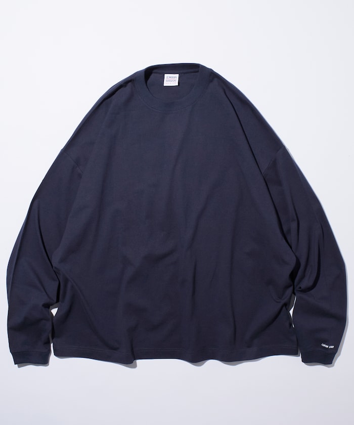 FREAK'S STORE X CHOW DOWN Wide silhouette crew neck long sleeve T-shirt 寬版刺繡長袖上衣