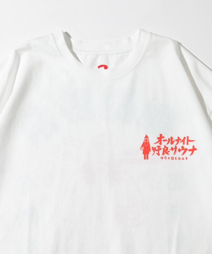 FREAK'S STORE x SAUVENIR All Night Nora Sauna Back Design Short Sleeve T-Shirt 限定 背部設計短袖T恤