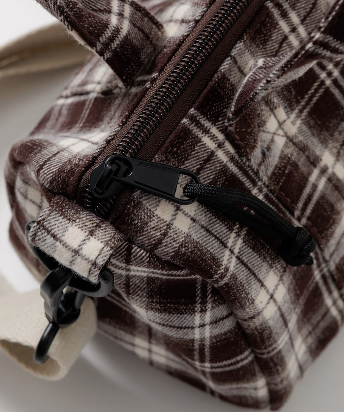 FREAK'S STORE x UMBRO flannel Mini Boston Bag 格紋迷你波士頓包