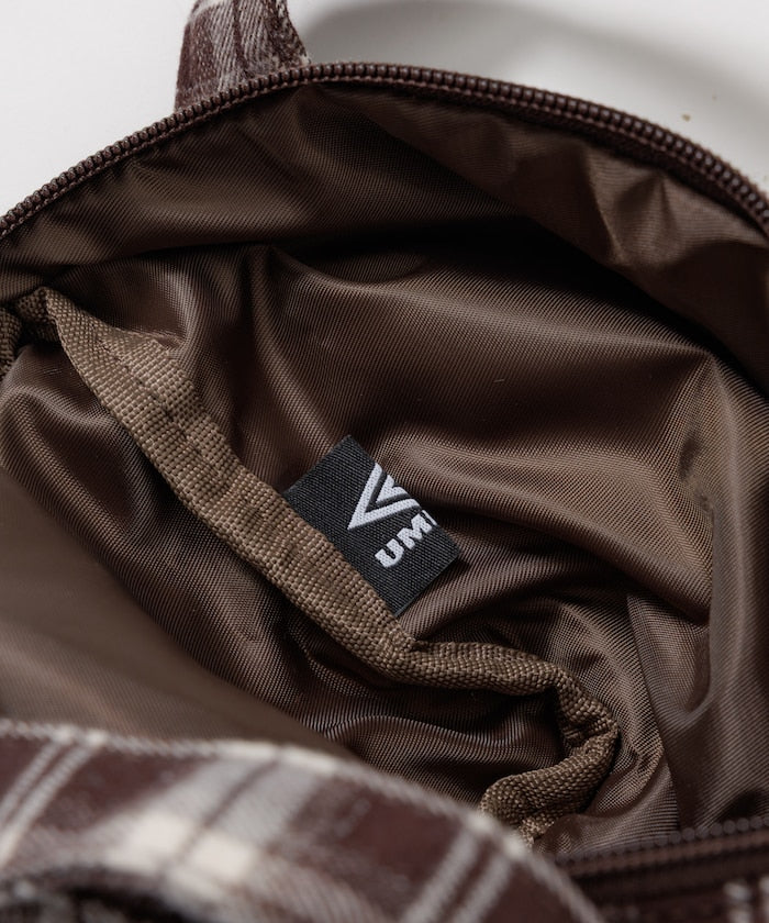 FREAK'S STORE x UMBRO flannel Mini Boston Bag 格紋迷你波士頓包