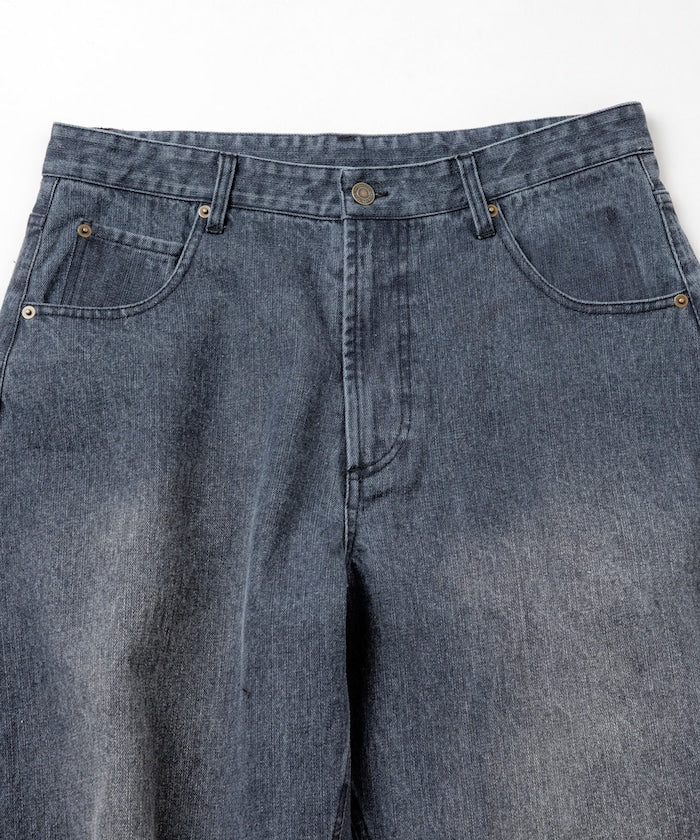 FREAK'S STORE Wide silhouette curved Denim pants 寬鬆繭型牛仔褲【預約商品 | 2025/11下旬出貨】