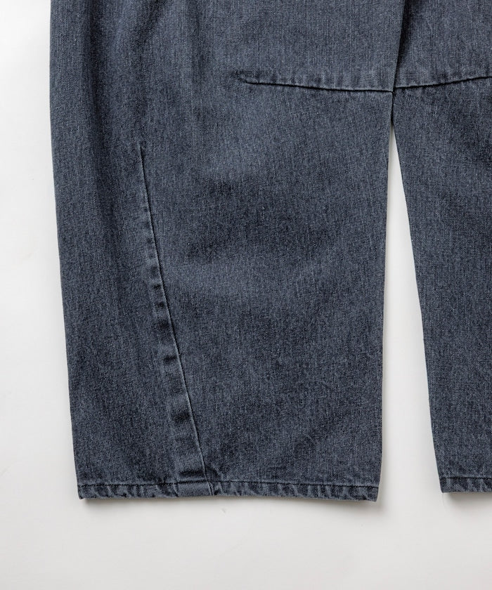 FREAK'S STORE Wide silhouette curved Denim pants 寬鬆繭型牛仔褲【預約商品 | 2025/11下旬出貨】
