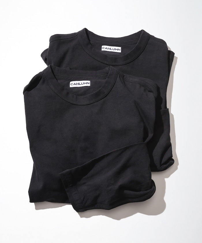 CAHLUMN 2-Pack Reversible Long Sleeve Tee “REGULAR FIT” 雙面長袖上衣(兩件組)