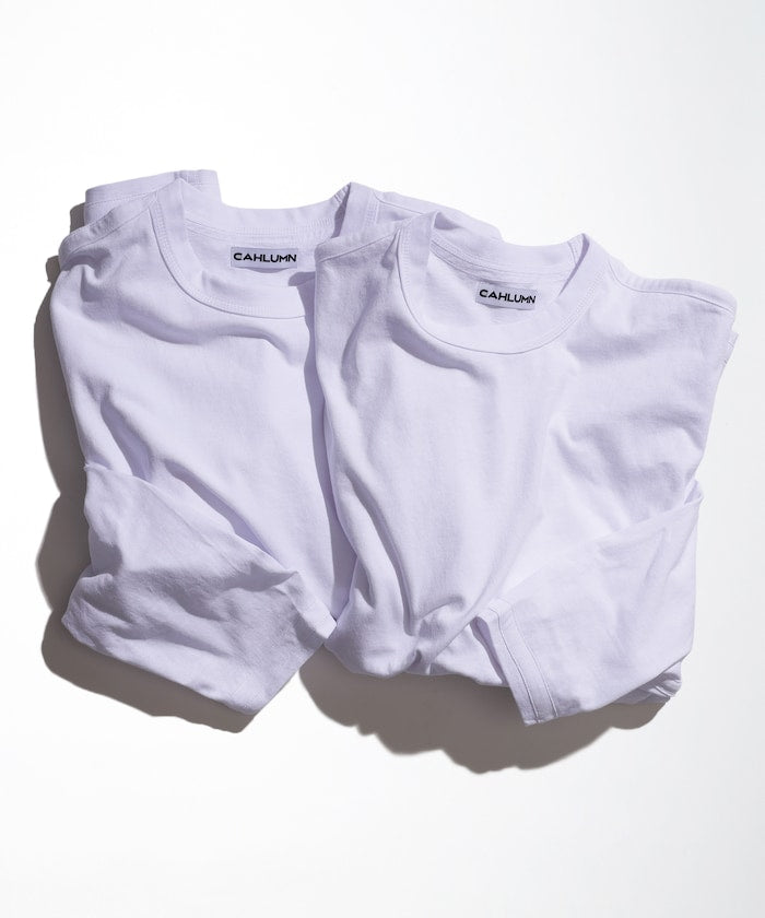CAHLUMN 2-Pack Reversible Long Sleeve Tee “REGULAR FIT” 雙面長袖上衣(兩件組)