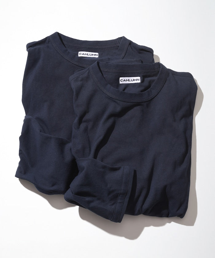CAHLUMN 2-Pack Reversible Long Sleeve Tee “REGULAR FIT” 雙面長袖上衣(兩件組)