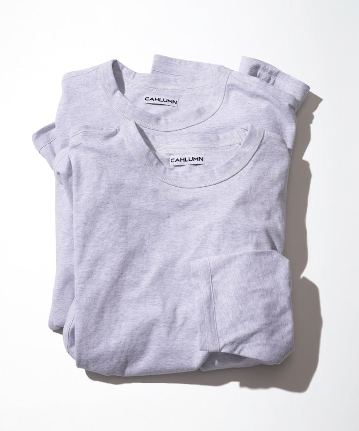 CAHLUMN 2-Pack Reversible Long Sleeve Tee “REGULAR FIT” 雙面長袖上衣(兩件組)