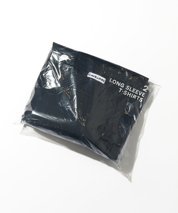 CAHLUMN 2-Pack Reversible Long Sleeve Tee “REGULAR FIT” 雙面長袖上衣(兩件組)