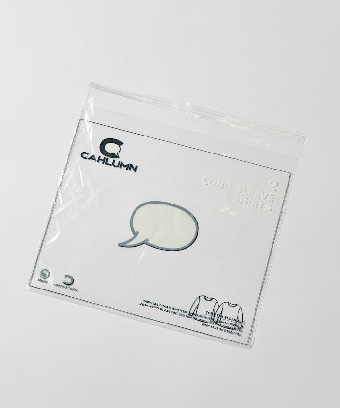 CAHLUMN 2-Pack Reversible Long Sleeve Tee “REGULAR FIT” 雙面長袖上衣(兩件組)