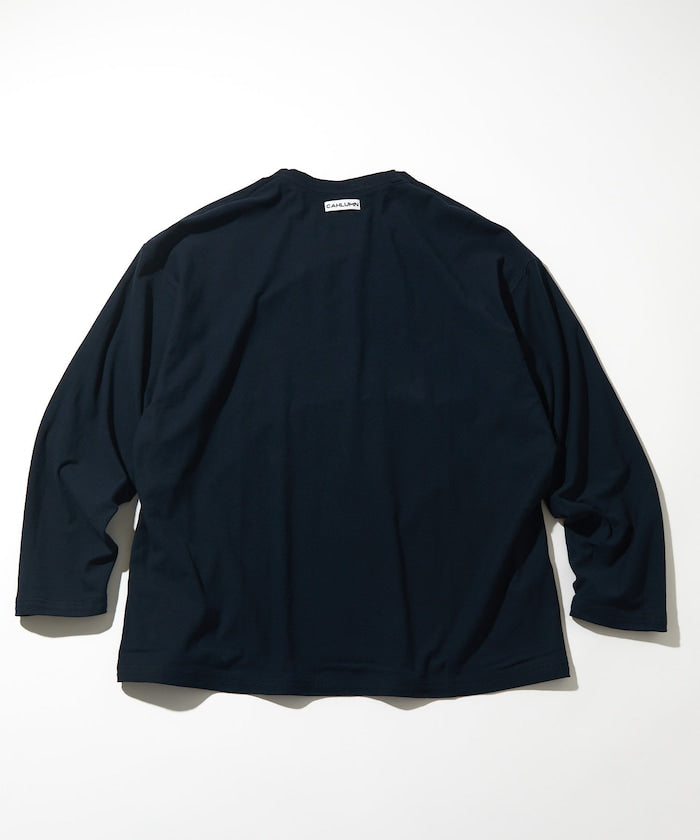 CAHLUMN 2-Pack Reversible Long Sleeve Tee “REGULAR FIT” 雙面長袖上衣(兩件組)