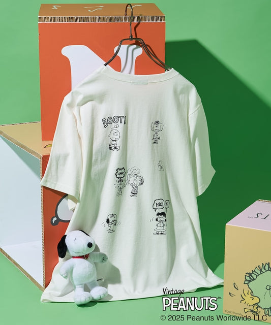 FREAK'S STORE x PEANUTS 復古藝術插圖短袖T恤