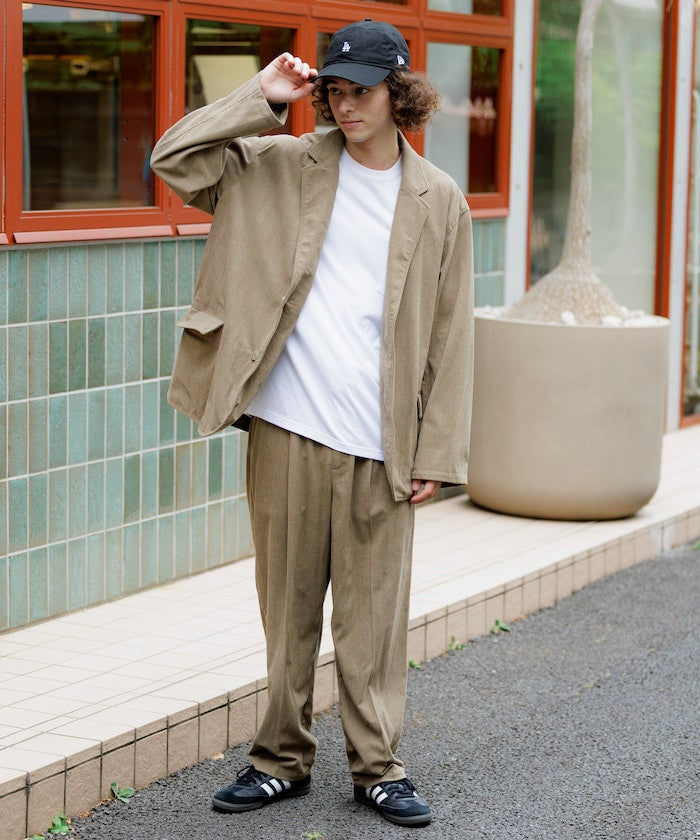 FREAK'S STORE Relax Fit Corduroy Setup 寬版燈芯絨套裝(西裝外套+長褲)