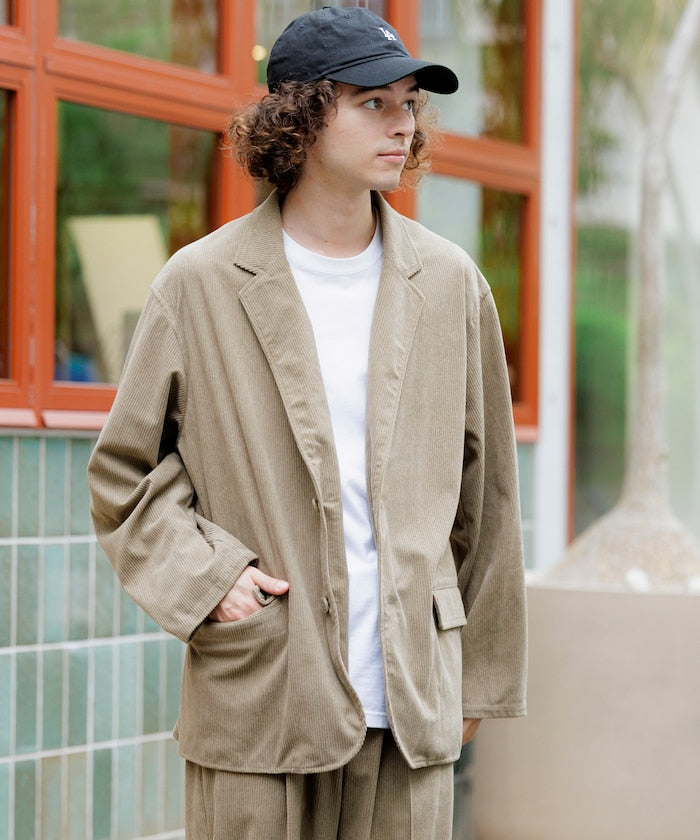FREAK'S STORE Relax Fit Corduroy Setup 寬版燈芯絨套裝(西裝外套+長褲)