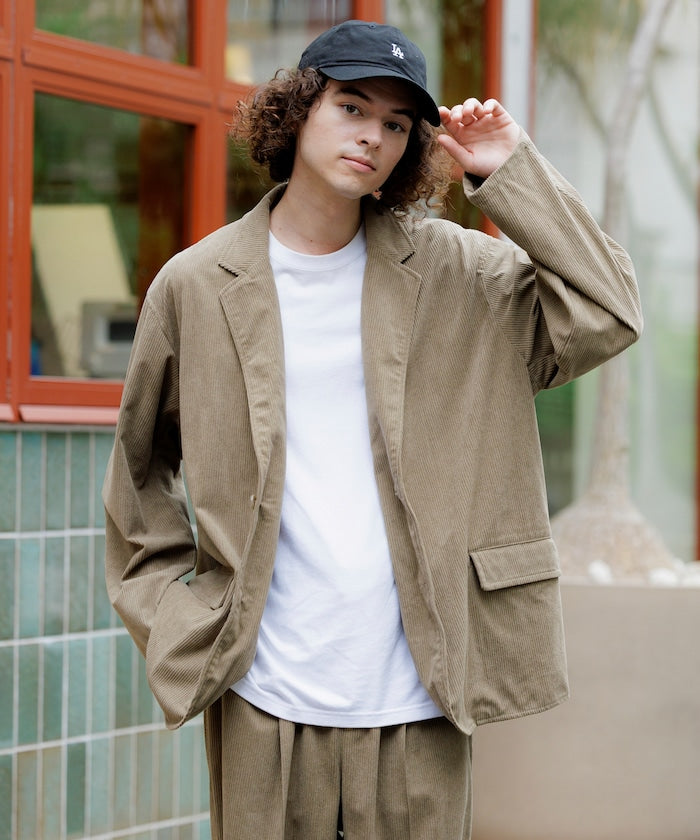 FREAK'S STORE Relax Fit Corduroy Setup 寬版燈芯絨套裝(西裝外套+長褲)
