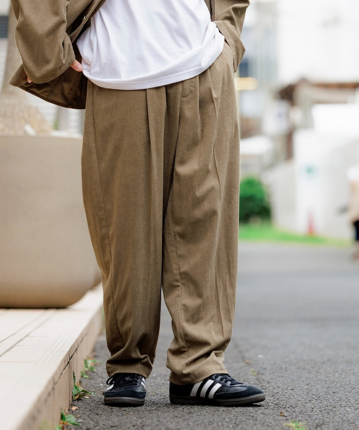 FREAK'S STORE Relax Fit Corduroy Setup 寬版燈芯絨套裝(西裝外套+長褲)