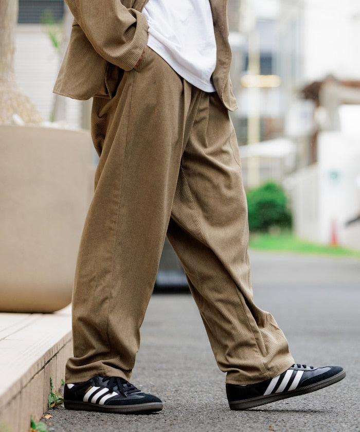 FREAK'S STORE Relax Fit Corduroy Setup 寬版燈芯絨套裝(西裝外套+長褲)