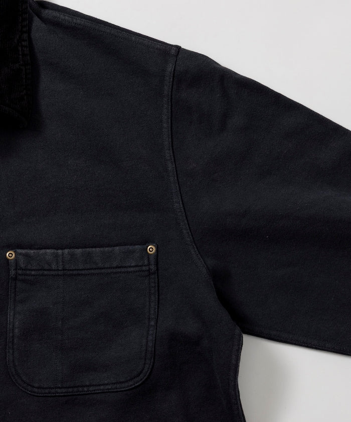 UNIVERSAL OVERALL powder-finished corduroy collar sweatshirt coverall 復古燈芯絨領工裝外套