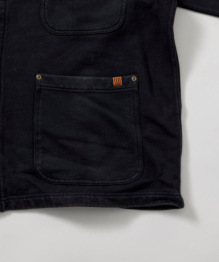 UNIVERSAL OVERALL powder-finished corduroy collar sweatshirt coverall 復古燈芯絨領工裝外套