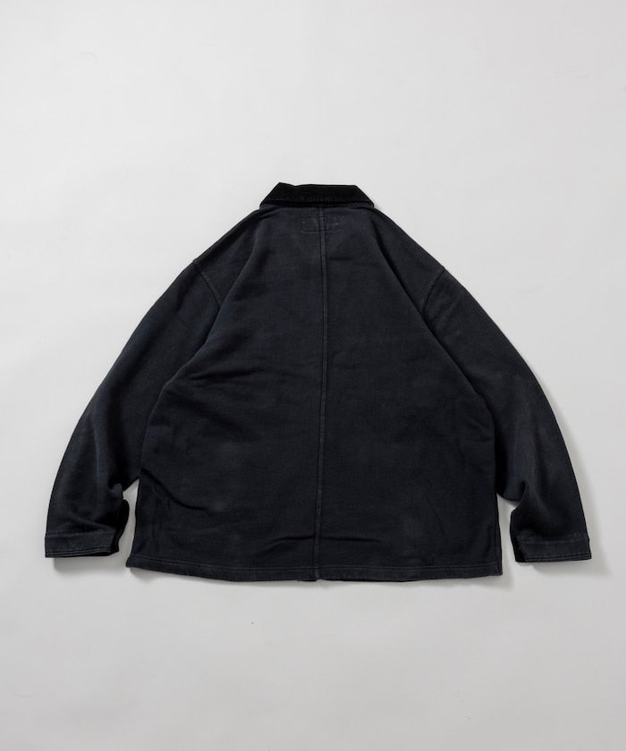 UNIVERSAL OVERALL powder-finished corduroy collar sweatshirt coverall 復古燈芯絨領工裝外套