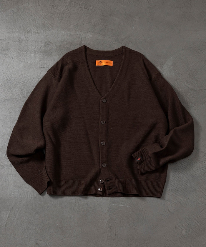 RED KAP Custom-made garter stitch solid Cardigan 針織開襟衫