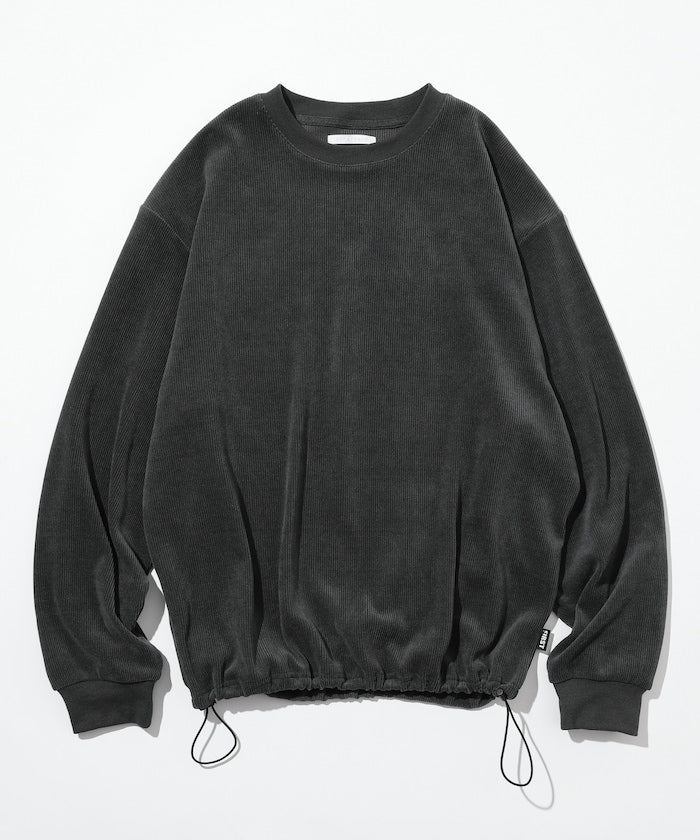 Firsthand Relaxed Fit Spindle Cutout Tops 寬版圓領大學T