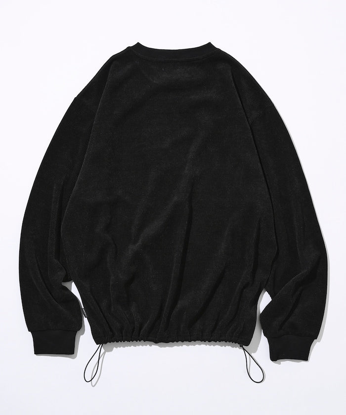 Firsthand Relaxed Fit Spindle Cutout Tops 寬版圓領大學T