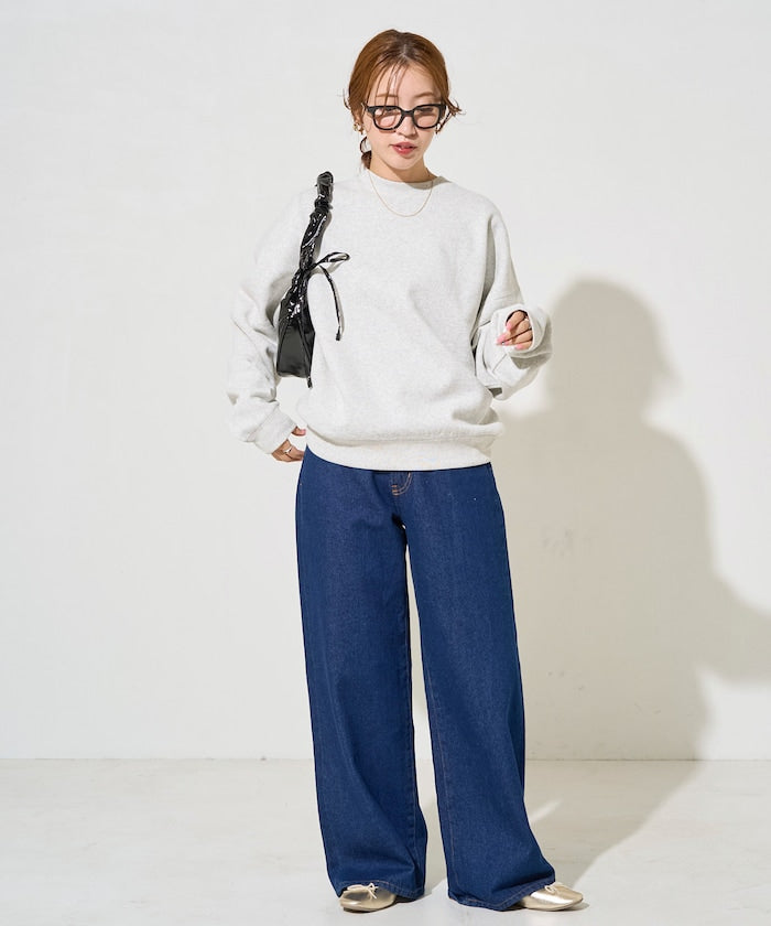 FREAK'S STORE 2025秋冬款 12oz經典短版厚磅圓領大學T