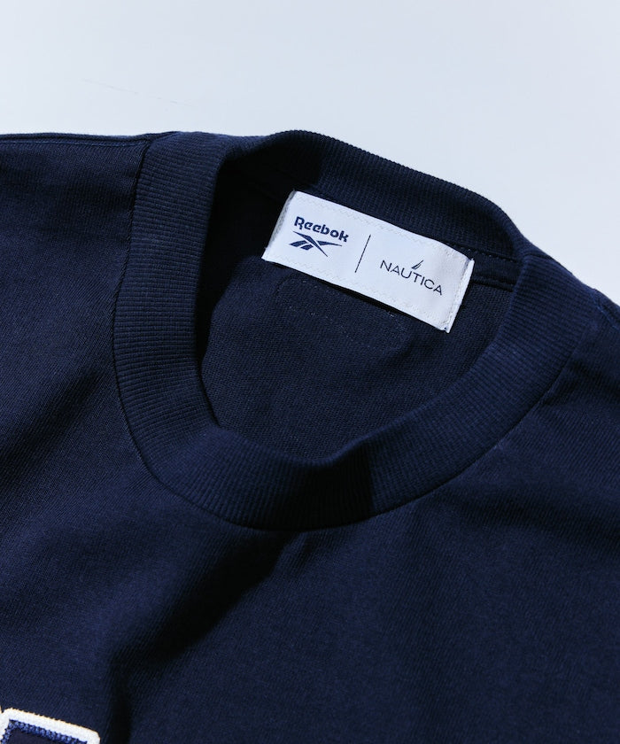 Reebok × NAUTICA 限定 雙品牌標誌圓領短袖T恤