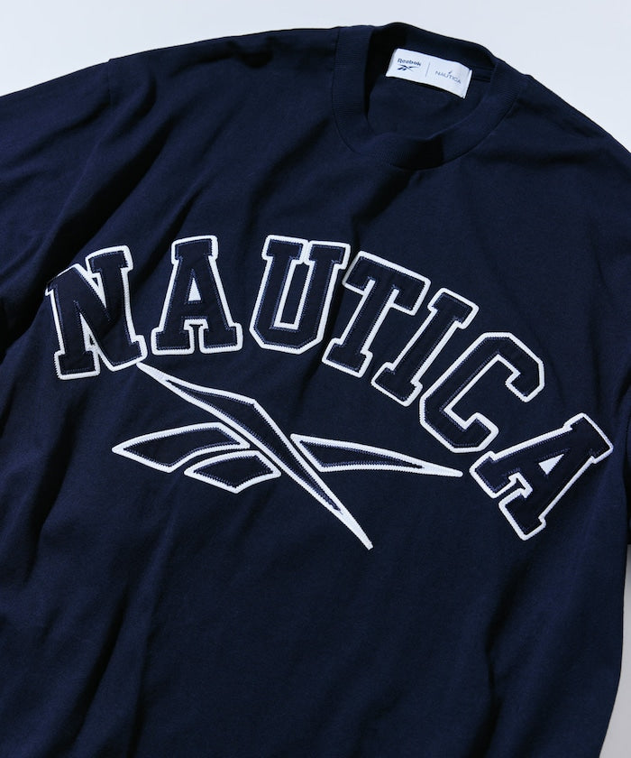 Reebok × NAUTICA 限定 雙品牌標誌圓領短袖T恤