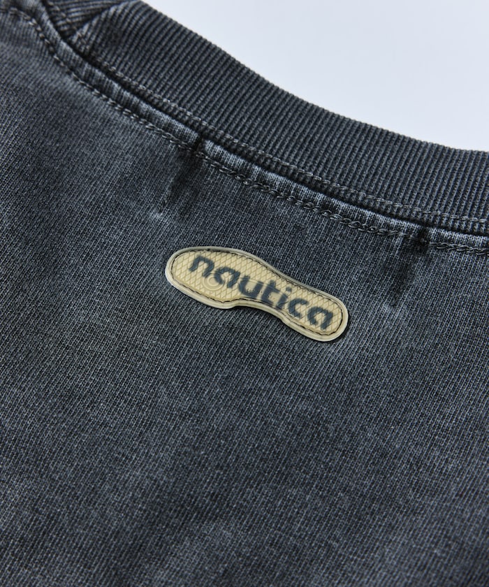 Reebok × NAUTICA 限定 復古水洗雙品牌標誌圓領短袖T恤