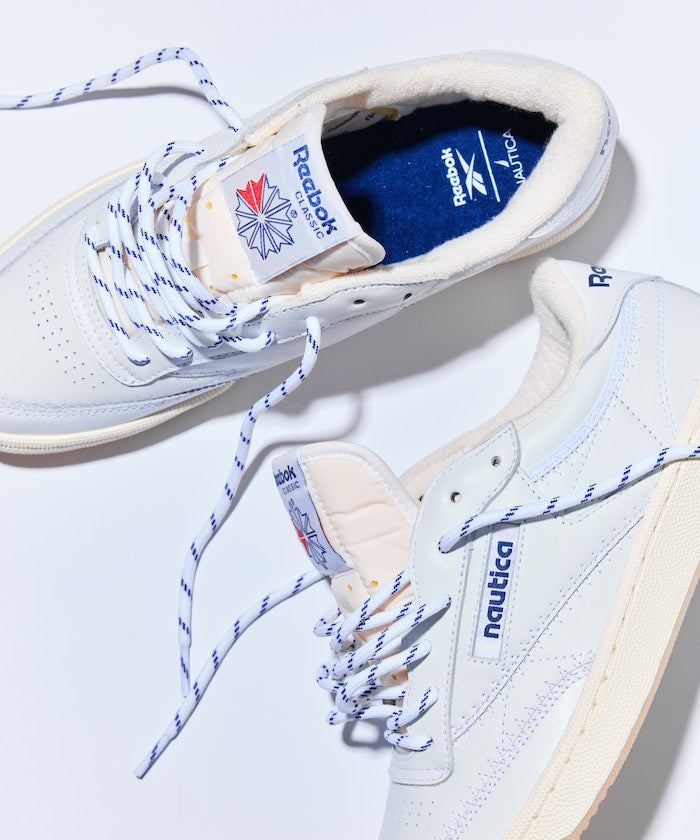 Reebok × NAUTICA CLUB C 85 VINTAGE 聯名限定復古運動休閒鞋