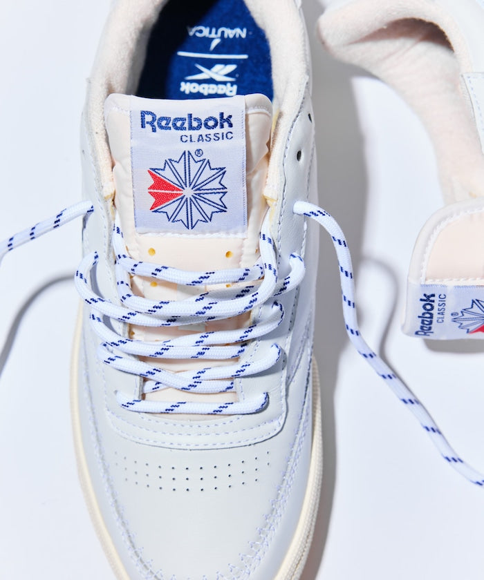 Reebok × NAUTICA CLUB C 85 VINTAGE 聯名限定復古運動休閒鞋