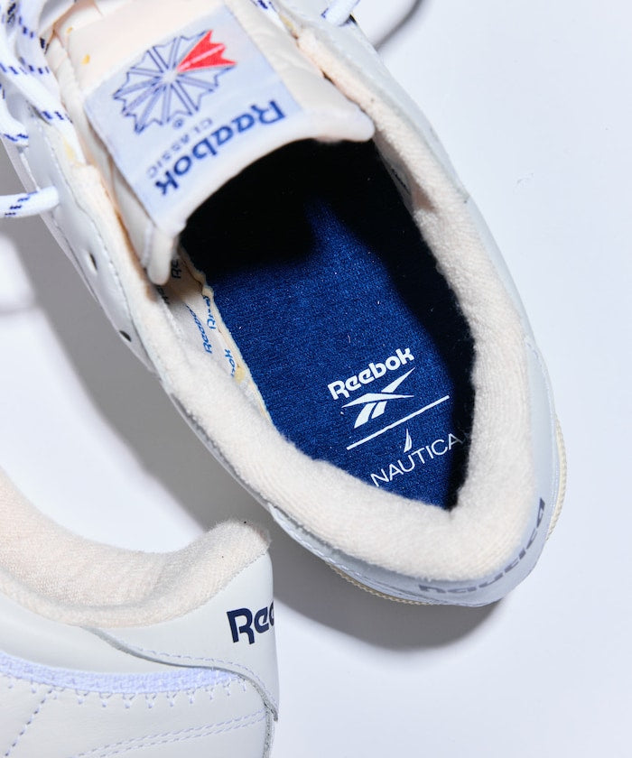 Reebok × NAUTICA CLUB C 85 VINTAGE 聯名限定復古運動休閒鞋